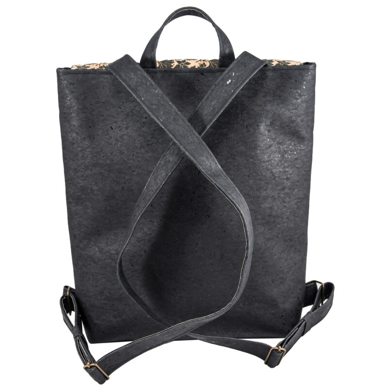 Black Dahlia Cork Backpack