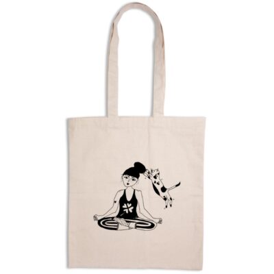 Tote Bag Zen With Cats