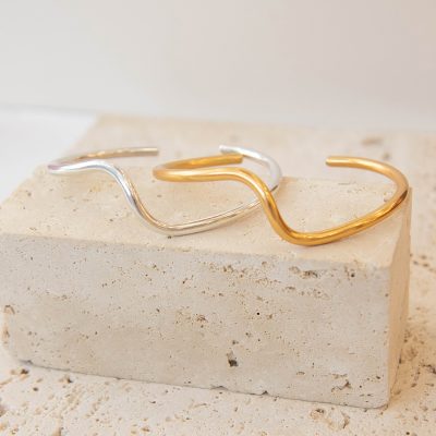 Linear Cuff Bracelet