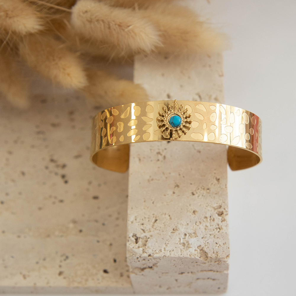 Boho Sun Cuff Bracelet - Image 3