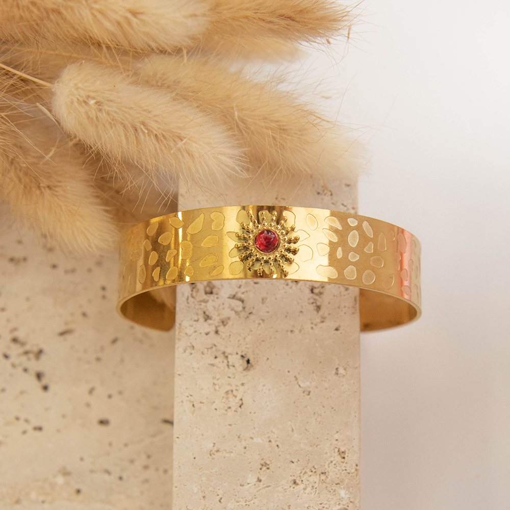 Boho Sun Cuff Bracelet - Image 2