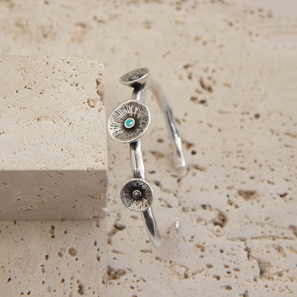 Boho Petal Cuff Bracelet - Image 7