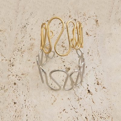In Line Chunky Cuff Bracelet