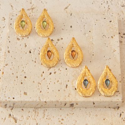 Nerea Drop Stud Earrings