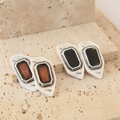 Malena Siver Stud Earrings