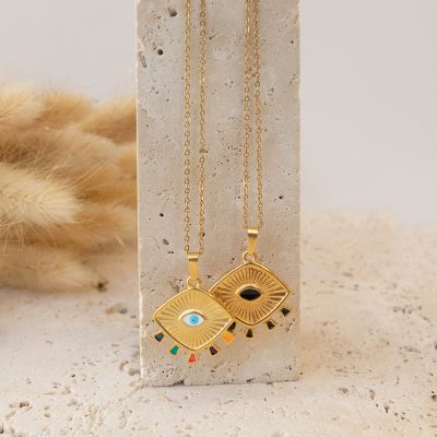 Egyptian Eye Gold Plated Necklace