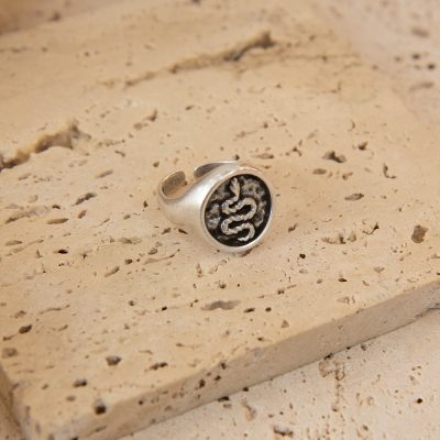 Snake Signet Ring
