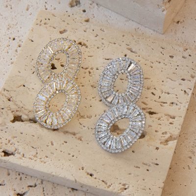 Felicia Zircon Stud Earrings
