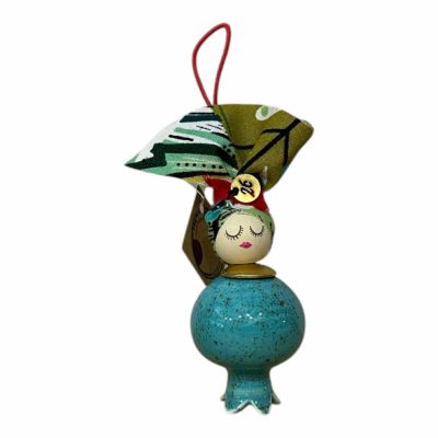 Light Blue Turban Pomegranate Lucky ’26 Charm