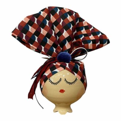 Madame Chrysa Turban Ceramic Pomegranate