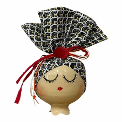 Madame Nancy Turban Ceramic Pomegranate