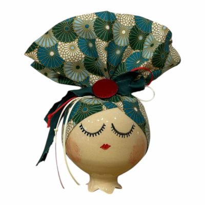 Madame Rania Turban Ceramic Pomegranate