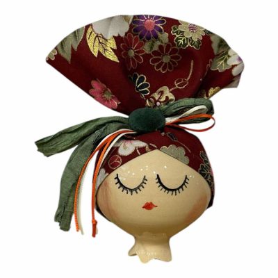 Madame Roula Turban Ceramic Pomegranate